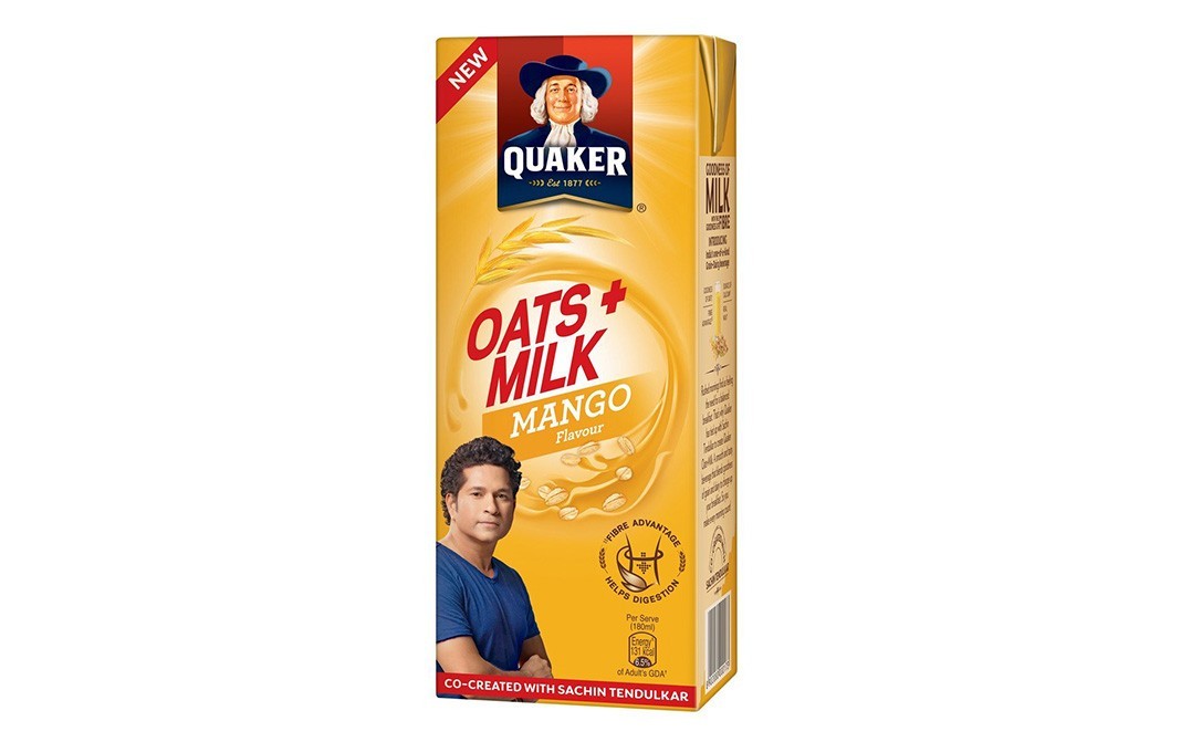 Quaker Oats + Milk Mango   Tetra Pack  180 millilitre